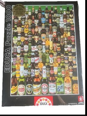 Puzzle 1000-Piece Beer Bottles Multicolor EDUCA